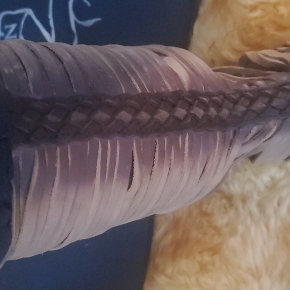 Freebird Steven by "India" Fringe Peeptoe Boots - Picture 9 of 12